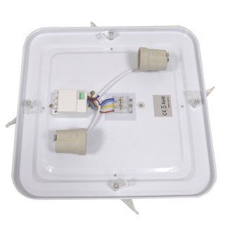 Plafon led Wilton 2*E27 antracyt mikroflowy czuj