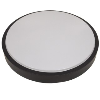 Plafon led Wilton 2*E27 okrągły czarny czujnik MW