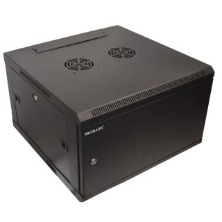 Szafa 19" wisząca PILO 6U 600x600 RAL9004 blacha