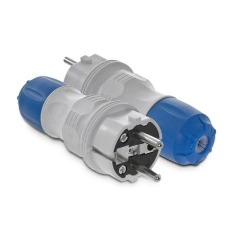 Wtyczka prosta 230V 16A EXTREM IP54 szaro-niebiesk