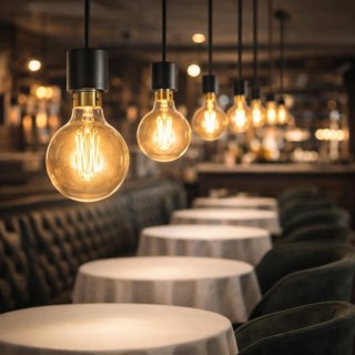 Żarówka węglowa Selred G125 60W E27 lantern