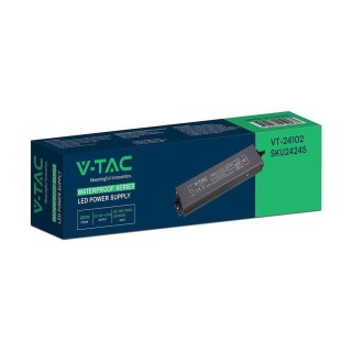 Zasilacz do LED hermetyczny SLIM V-TAC 100W 24V 4.15A IP67 filtr EMI VT-24102