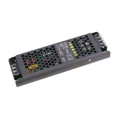 Zasilacz do LED modułowy montażowy SLIM V-TAC 150W 12V 12.5A IP20 filtr EMI VT-13150-S