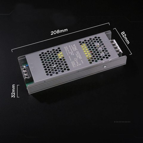 Zasilacz do LED modułowy montażowy SLIM V-TAC 360W 12V 30A IP20 filtr EMI VT-13360-S