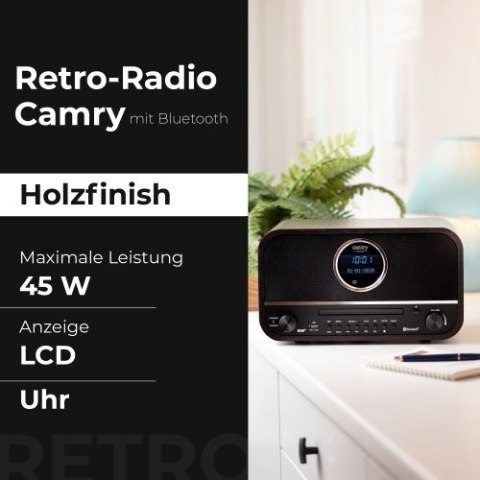 Camry Retro Radio z Bluetooth