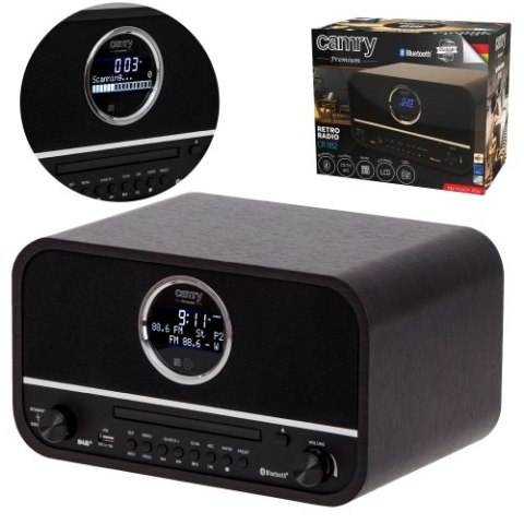 Camry Retro Radio z Bluetooth