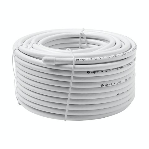 Kabel koncentryczny RG6, 1 mm CCA, 25 m, karton DPM