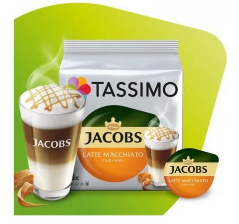 Kapsułki Tassimo Latte Macchiato Caramel 8 sztuk do ekspresy do kawy