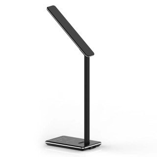 Lampka biurkowa V-TAC 4W 3w1 indukcja zmiana barwy czarna VT-7405 3000K-6500K 500lm