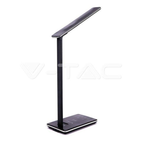 Lampka biurkowa V-TAC 4W 3w1 indukcja zmiana barwy czarna VT-7405 3000K-6500K 500lm