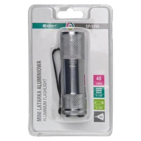Latarka aluminiowa LED, 40 lm DPM