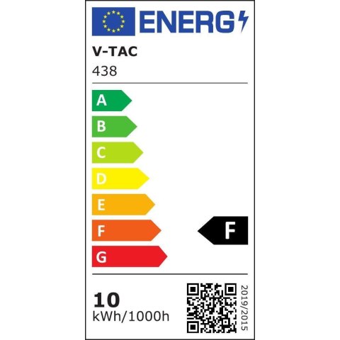 Naświetlacz LED V-TAC 10W SAMSUNG CHIPczarny VT-10-S-B 6400K 800lm