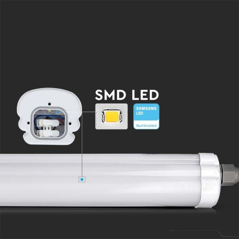 Oprawa hermetyczna LED V-TAC SAMSUNG CHIP G-series 120cm 36W 120Lm/W VT-1249 4000K 4320lm