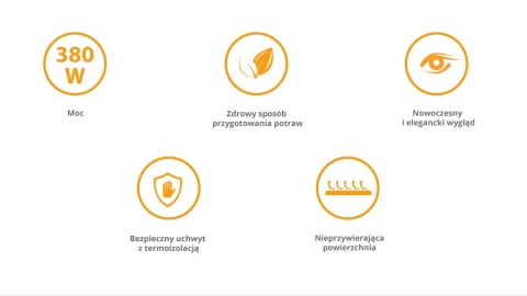 Prodiż elektryczny kwadratowy dół, grzanie góra 380W 3l ETA Pecenka Mini