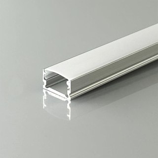 Profil do LED zestaw, ALU anodowany V-TAC 2mb klosz mleczny 13,2x7mm VT-81133