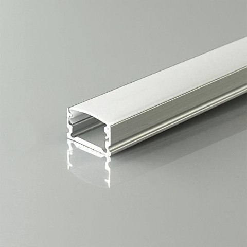 Profil do LED zestaw, ALU anodowany V-TAC 2mb klosz mleczny 13,2x7mm VT-81133