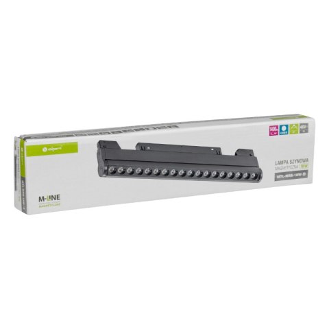 Reflektor szynowy magnetyczny liniowy, regulowany, 18 W, 1400 lm, 4000 K, czarny, M-LINE DPM