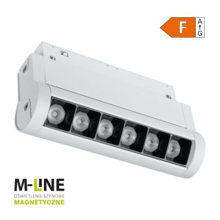 Reflektor szynowy magnetyczny liniowy, regulowany, 6 W, 480 lm, 4000 K, biały, M-LINE DPM