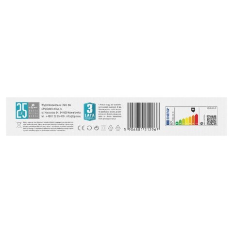 Reflektor szynowy magnetyczny liniowy, regulowany, 6 W, 480 lm, 4000 K, czarny, M-LINE DPM