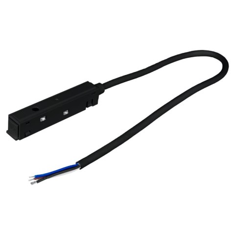 Łącznik zasilający z kablem, 1 m, czarny DPM