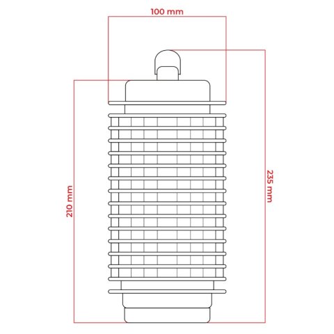 Lampa owadobójcza LED, 1,2 W DPM