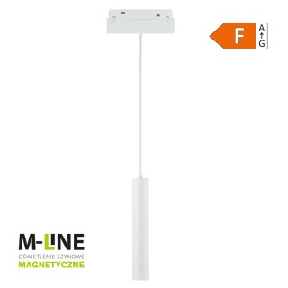 Lampa szynowa wisząca magnetyczna, 10 W, 800 lm, 4000 K, 30 cm, biała, M-LINE DPM