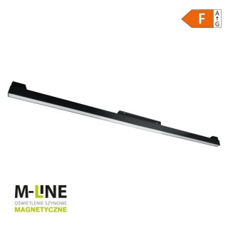 Listwa LED szynowa magnetyczna, 30 W, 90 cm, 2400 lm, 4000 K, czarny, M-LINE DPM