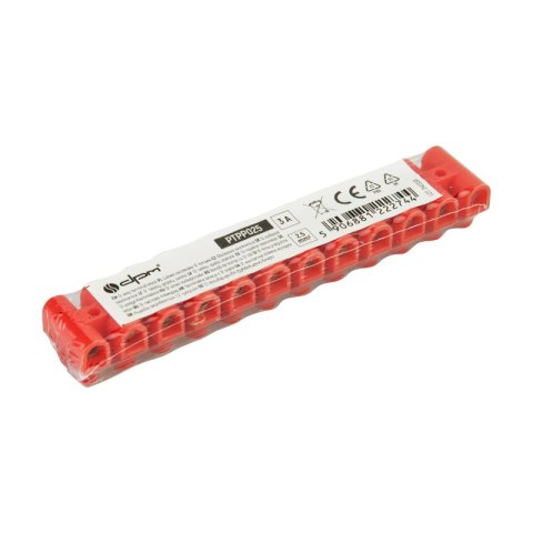 Listwa zaciskowa, 12-torowa, 2,5 mm2, pomarańczowa
