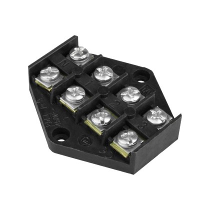 Listwa zaciskowa, 4-torowa, 2,5 mm2, czarna