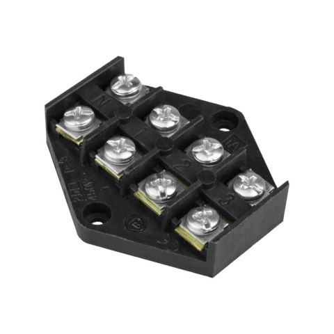Listwa zaciskowa, 4-torowa, 2,5 mm2, czarna