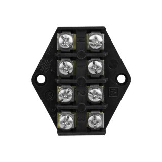 Listwa zaciskowa, 4-torowa, 2,5 mm2, czarna