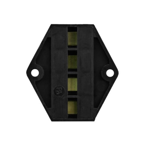 Listwa zaciskowa, 4-torowa, 2,5 mm2, czarna