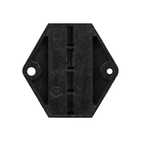 Listwa zaciskowa, 4-torowa, 4 mm2, czarna