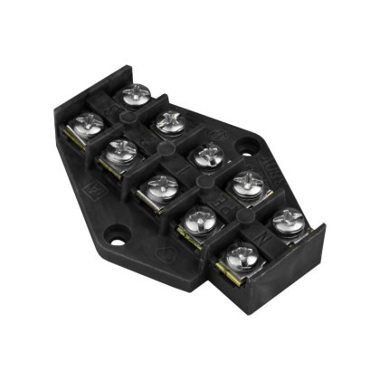 Listwa zaciskowa, 5-torowa, 2,5 mm2, czarna