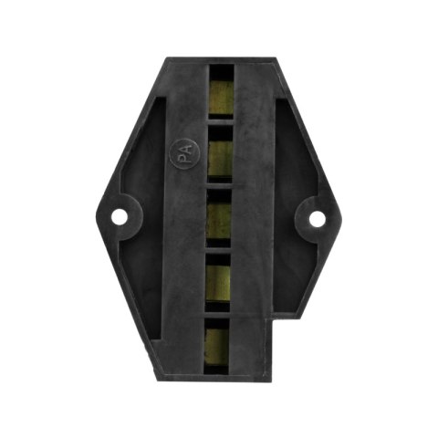 Listwa zaciskowa, 5-torowa, 2,5 mm2, czarna