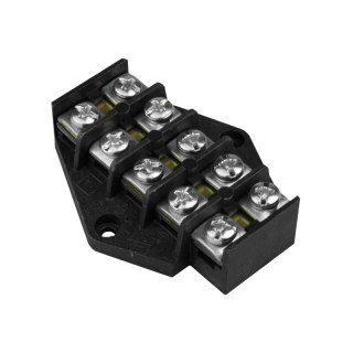 Listwa zaciskowa, 5-torowa, 4 mm2, czarna