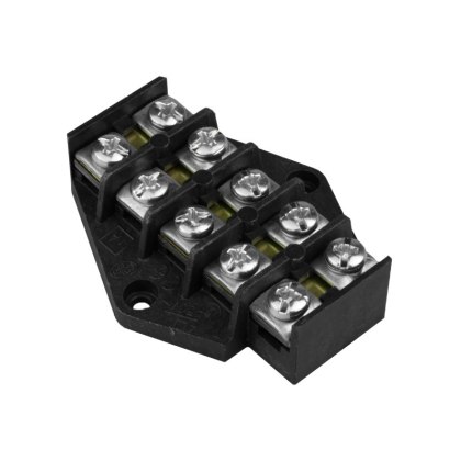 Listwa zaciskowa, 5-torowa, 4 mm2, czarna