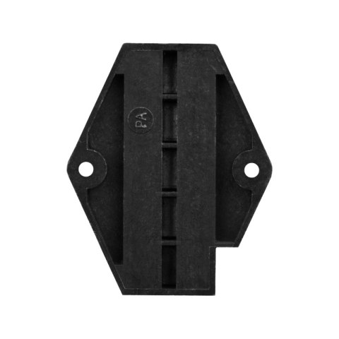 Listwa zaciskowa, 5-torowa, 4 mm2, czarna