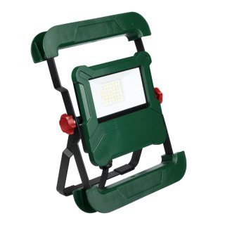 Naświetlacz LED z gniazdem AC 230 , 2700 lm, 5000 K, IP54, zielony DPM