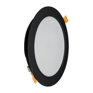 Plafon LED 2 w 1, 18 W, 1900 lm, 3000K-4000K-6000K, IP54, okrągły, czarny DPM
