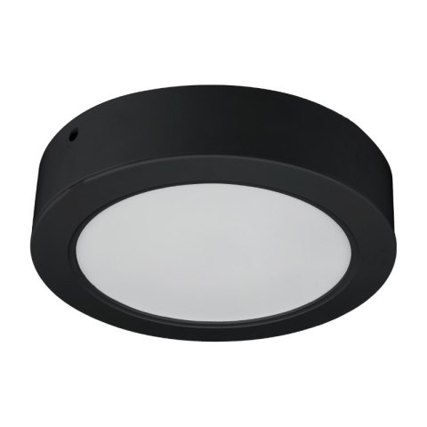 Plafon LED 2 w 1, 18 W, 1900 lm, 3000K-4000K-6000K, IP54, okrągły, czarny DPM