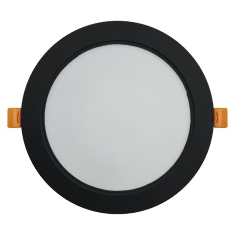 Plafon LED 2 w 1, 18 W, 1900 lm, 3000K-4000K-6000K, IP54, okrągły, czarny DPM