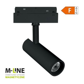 Reflektor szynowy magnetyczny, 15 W, 1200 lm, 4000 K, czarny, M-LINE DPM