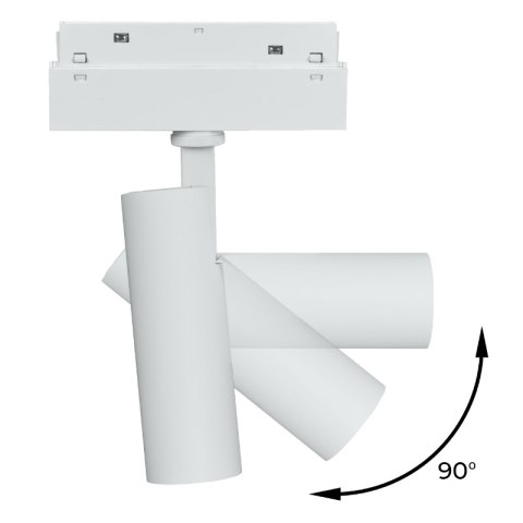 Reflektor szynowy magnetyczny, 5 W, 400 lm, 4000 K, biały, M-LINE DPM