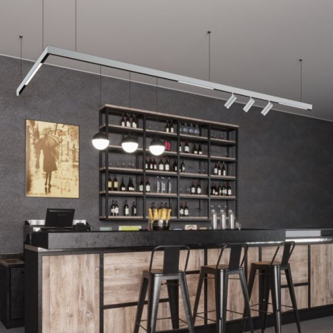 Reflektor szynowy magnetyczny, 5 W, 400 lm, 4000 K, biały, M-LINE DPM