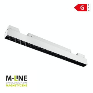 Reflektor szynowy magnetyczny liniowy, 18 W, 1400 lm, 4000 K, biały, M-LINE DPM