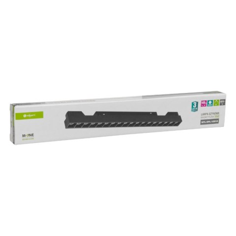 Reflektor szynowy magnetyczny liniowy, 18 W, 1400 lm, 4000 K, czarny, M-LINE DPM