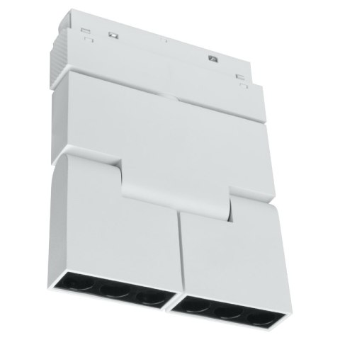 Reflektor szynowy magnetyczny liniowy podwójny, regulowany, 6 W, 480 lm, 4000 K, biały, M-LINE DPM