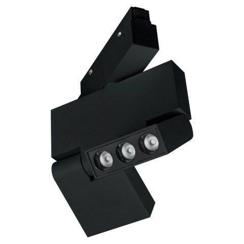 Reflektor szynowy magnetyczny liniowy podwójny, regulowany, 6 W, 480 lm, 4000 K, czarny, M-LINE DPM