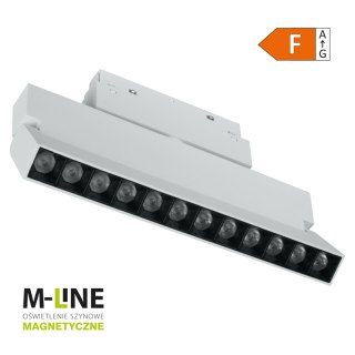 Reflektor szynowy magnetyczny liniowy, regulowany, 12 W, 960 lm, 4000 K, biały, M-LINE DPM